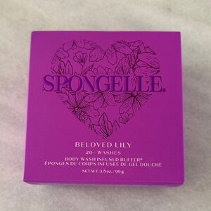 Spongelle Beloved Lily Purple Body Buffer